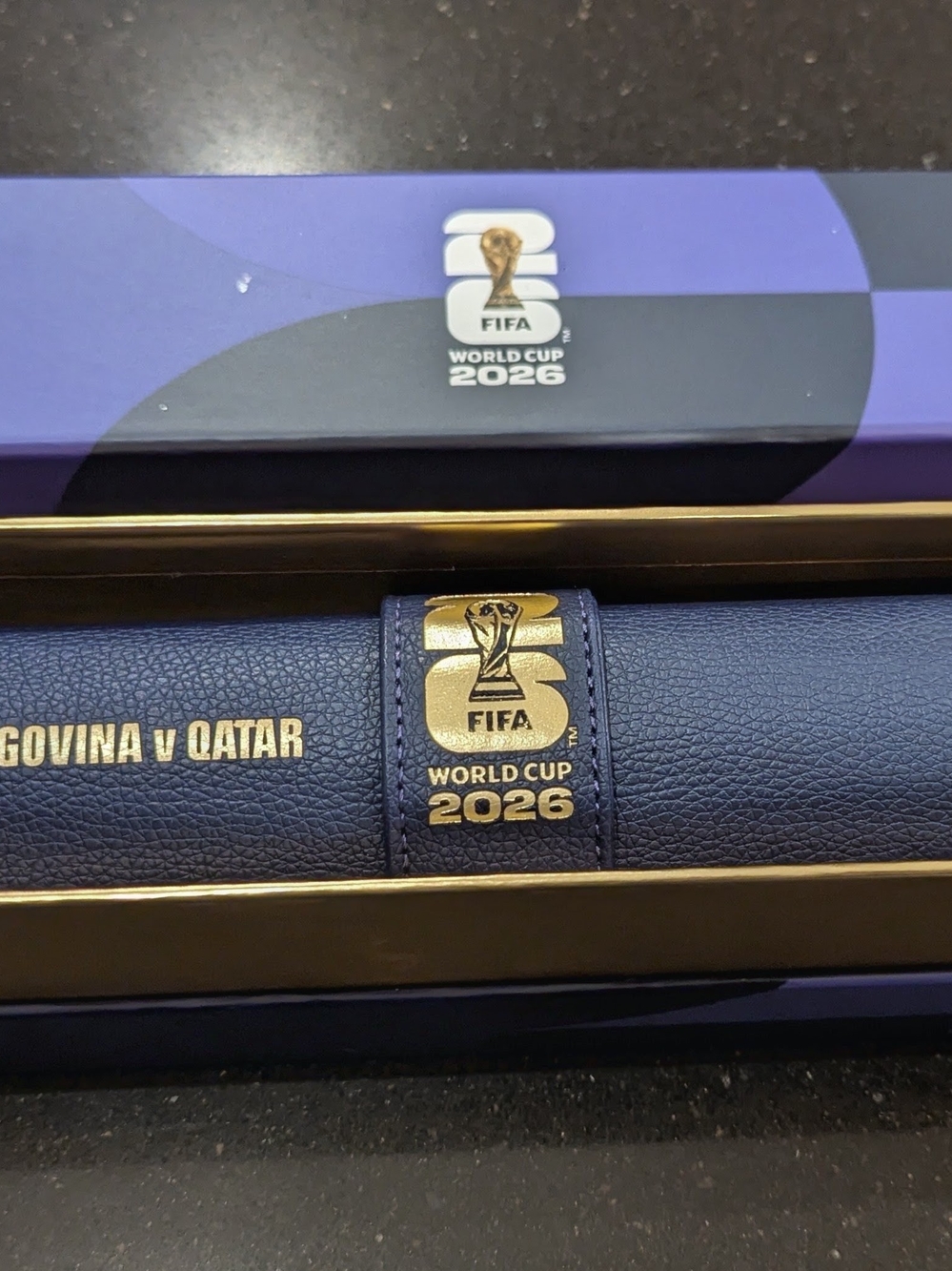 2026 FIFA World Cup Bosnia Qatar Hospitality Backgammon Set June 24th